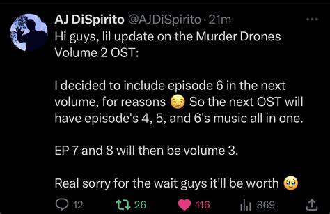 Update on murder drones soundtrack | Fandom