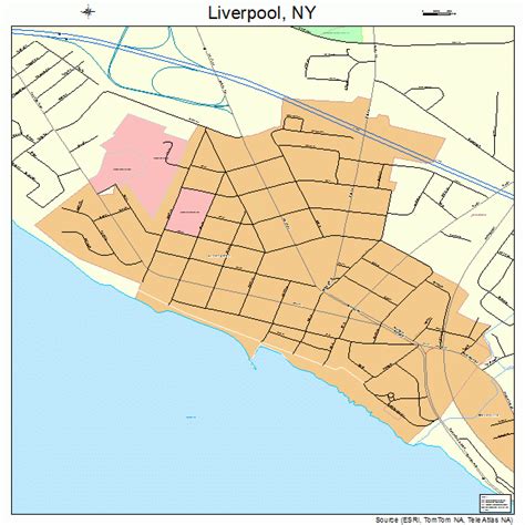 Liverpool New York Street Map 3642884