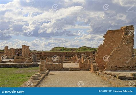 Paphos Archaeological Park in Cyprus Stock Image - Image of place, landscape: 109182311