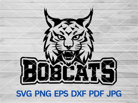 Bobcats Svg, Bobcat Svg, Bobcats Cut Files Cricut, Bobcats School, Bobcats Mascot Svg, Bobcats ...