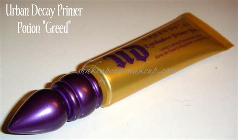 Swatches: Urban Decay Primer Potion "Greed" - Shakeup Your Makeup