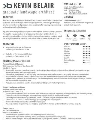 The architecture resume that will hire you (templates included) – TopsDecor.com