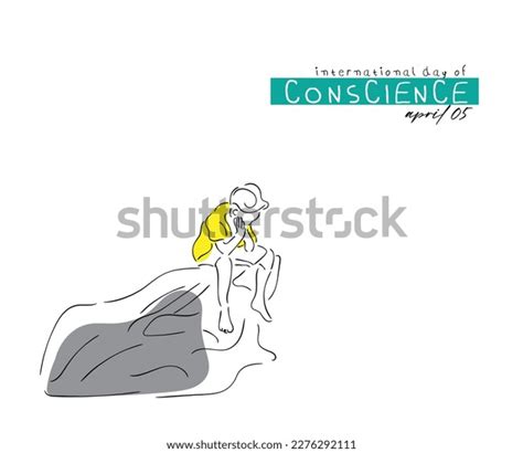 Line Art Vector Burden Conscience Guilty Stock Vector (Royalty Free ...