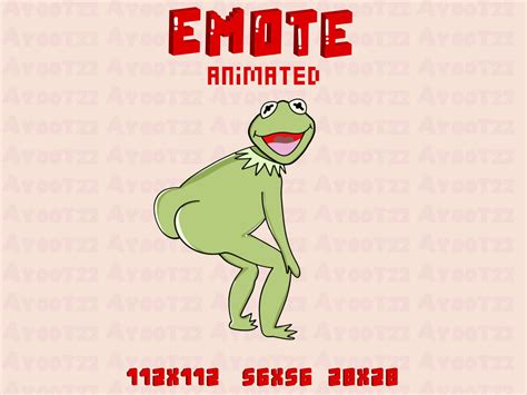 ANIMATED Kermit the Frog Twerk Emotes Twitch Discord Youtube Funny ...