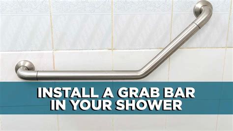 How To Install A Shower Grab Bar On Tile - Shower Ideas