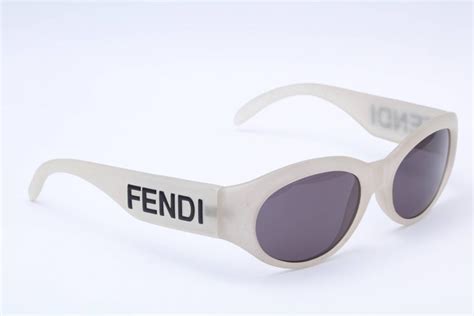 Vintage Fendi Logo Sunglasses For Sale at 1stDibs