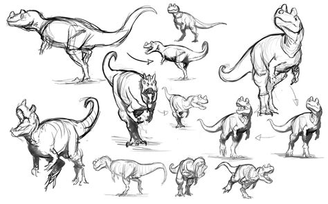 Dinosaurs Drawing Reference and Sketches for Artists