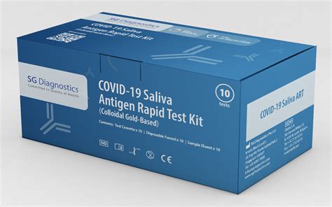 SG Diagnostics COVID-19 Saliva Antigen Rapid Test Kit - SG Diagnostics