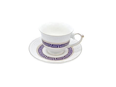 Coffee / Tea Cup & Saucer Set (Ceramic) - American Golden Season