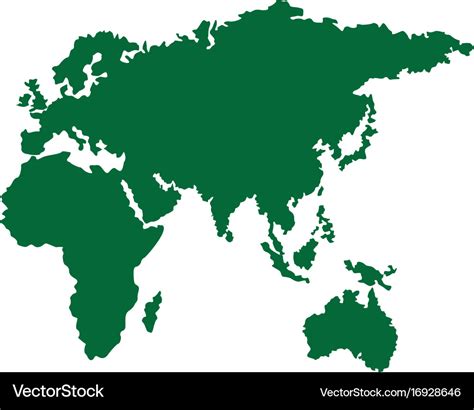 Map europe africa and asia country Royalty Free Vector Image