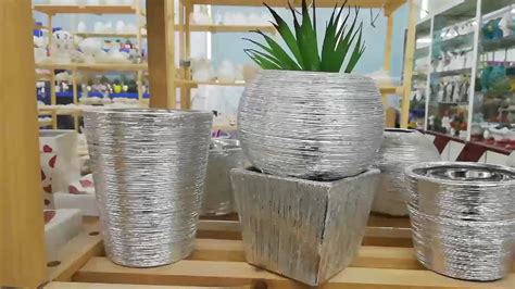 Wholesale Silver Plated Ceramic Garden Planter Flower Pot - Buy Ceramic Planters,Ceramic Flower ...