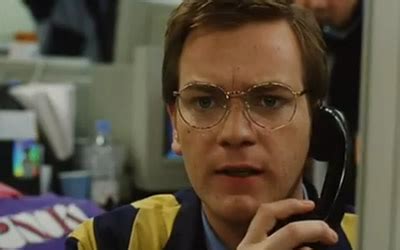 Ewan McGregor as Nick Leeson in Rogue Trader