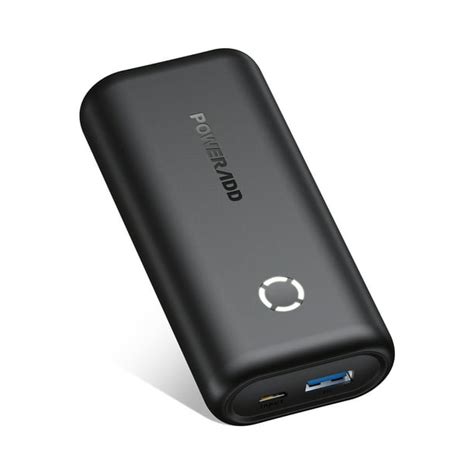 Poweradd Slim 2 Mini 10000mAh Power Bank Portable Charger USB Ports External Battery for iPhone ...