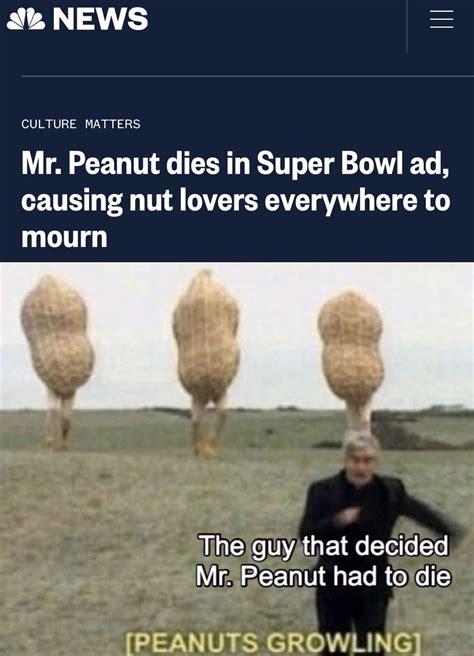 Ripperoni Mr. Peanut : r/memes