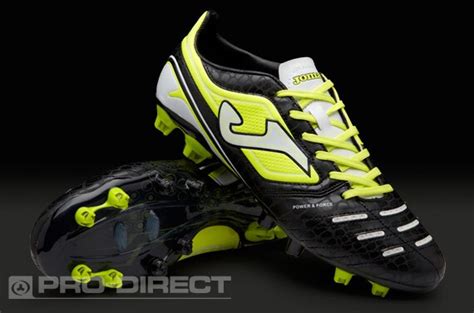 Joma Soccer Shoes - Joma Power FG - Firm Ground - Soccer Cleats - Black ...