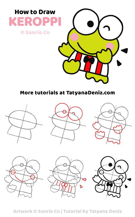 Guide to drawing kawaii characters part 1 how to draw kawaii people expressions faces body poses ...