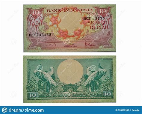 Isolated Indonesian Banknotes. Indonesian Currency Editorial ...