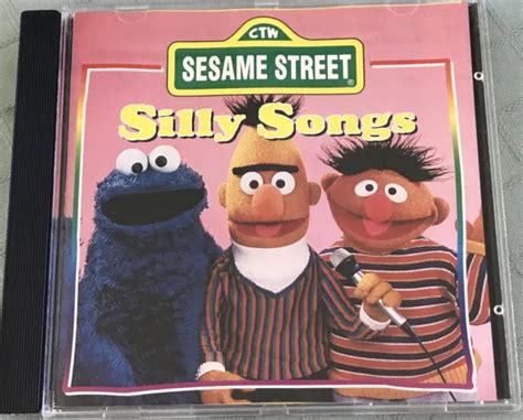 SESAME STREET CD Silly Songs Rare Vintage 90s Kids Tv Merchandise Memorabilia $6.44 - PicClick