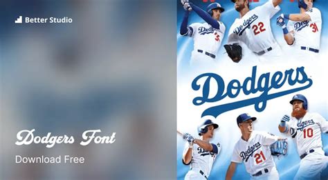 Dodgers Font: Download Free Font & Logo