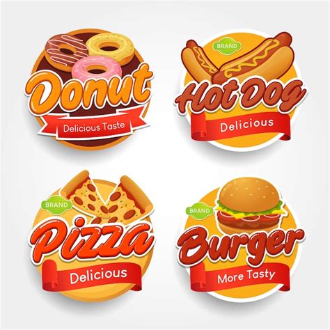 Premium Vector | Fast food logo emblem