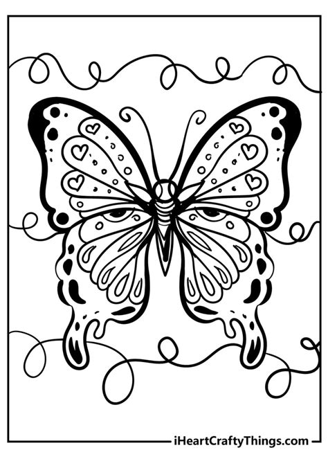 Butterfly Coloring Pages Free Printable - Printable Form, Templates and Letter