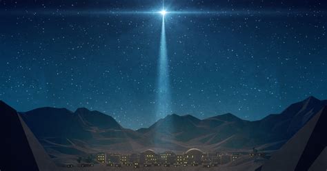 Bethlehem Night Christmas Star | Still Background