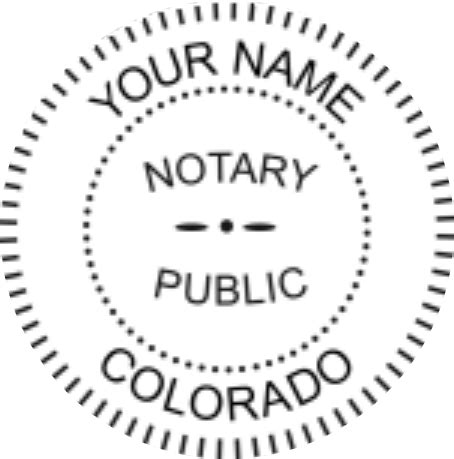 Colorado | Notary | Stamps | Pocket | Stamp | Supplies | Notarystamps.com