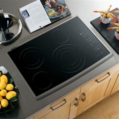 GE Profile Series PP945SMSS 30" Built-In Electric Cooktop - Stainless Steel