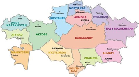 Regions of Kazakhstan - Wikipedia