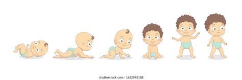 Cartoon Baby Girl Walking