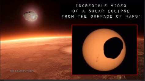 Mars Moon Phobos Makes Incredible Solar Eclipse On Mars NASA ...