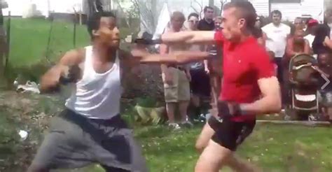 VIDEO | Whole neighborhood shows up to watch wild backyard brawl ...