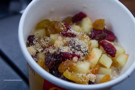 Sherman's Food Adventures: McDonald's Fruit and Maple Oatmeal