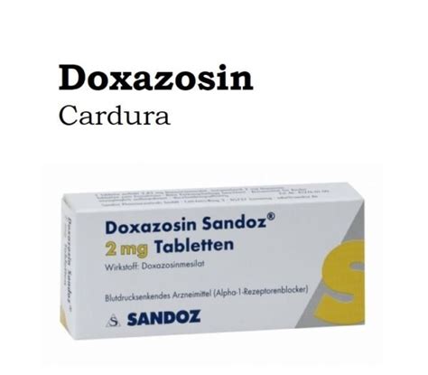 Doxazosin (Cardura) - Uses, Dosage, Warnings, Side effects, MOA