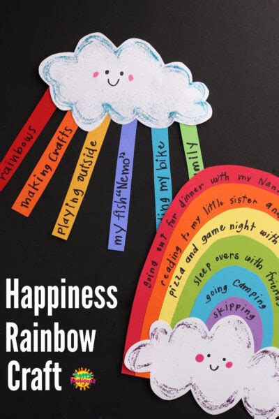 Rainbow Happiness Craft - Happy Hooligans