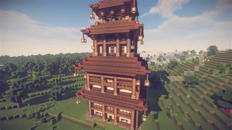 Japanese Tower Minecraft Map