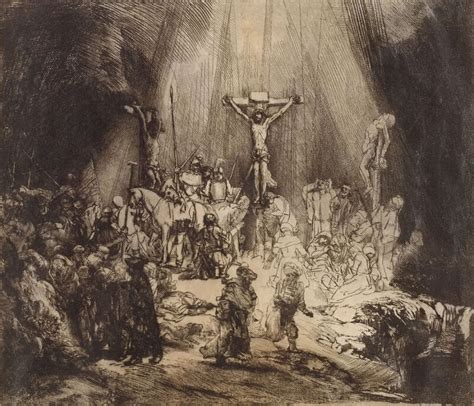 The Three Crosses, 1653 by Rembrandt