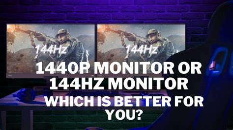 1440p Monitor Or 144hz Monitor: Which is better for you?