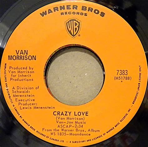 Van Morrison - Crazy Love / Come Running | Crazy love, Van morrison, Van