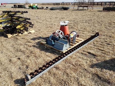 Grain Bin Parts, sweep auger 11ft - Adam Marshall Land & Auction, LLC