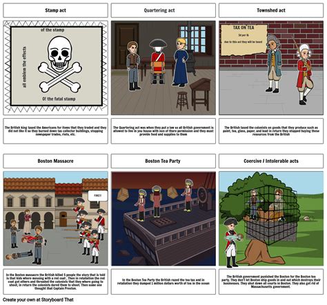 Causes of the Revolution Storyboard por b36d3a3d