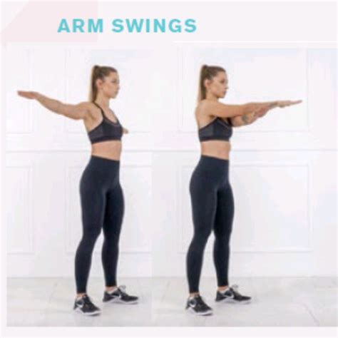 Arm Swings - Exercise How-to - Workout Trainer by Skimble