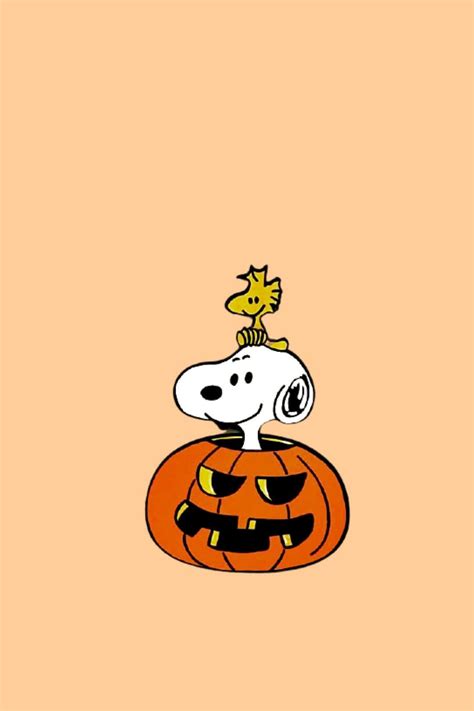 Download Celebrate the Splendour of Autumn with Snoopy. Wallpaper ...