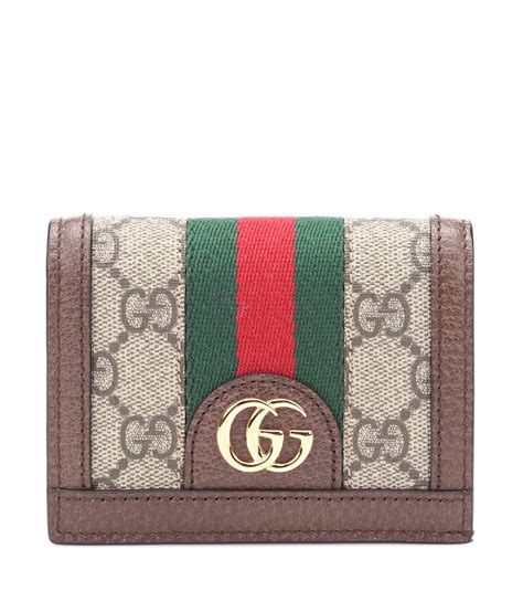 Gucci Ophidia GG Leather Wallet in Brown - Save 24% - Lyst