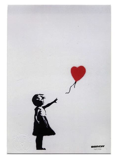 Banksy (Bristol, 1974) [da] : The Balloon Girl. - Asta Arte Moderna e Contemporanea [ASTA A ...