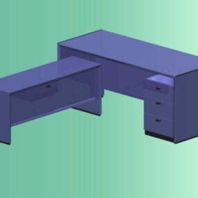 Офисные столы 3D-модели для бесплатного скачивания - Open3dModel