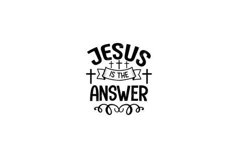 Premium Vector | Jesus is the answer