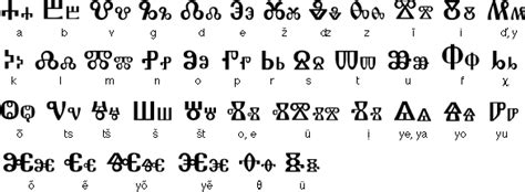 Glagolitic Alphabet