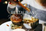 40+ Catchy Restaurant Menu Templates - Decolore.Net