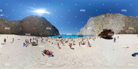 360° view of Shipwreck Beach Zakynthos - Alamy